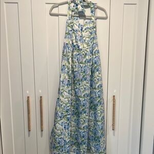 NWT Hill House x La Coqueta The Fleur Halter Dress